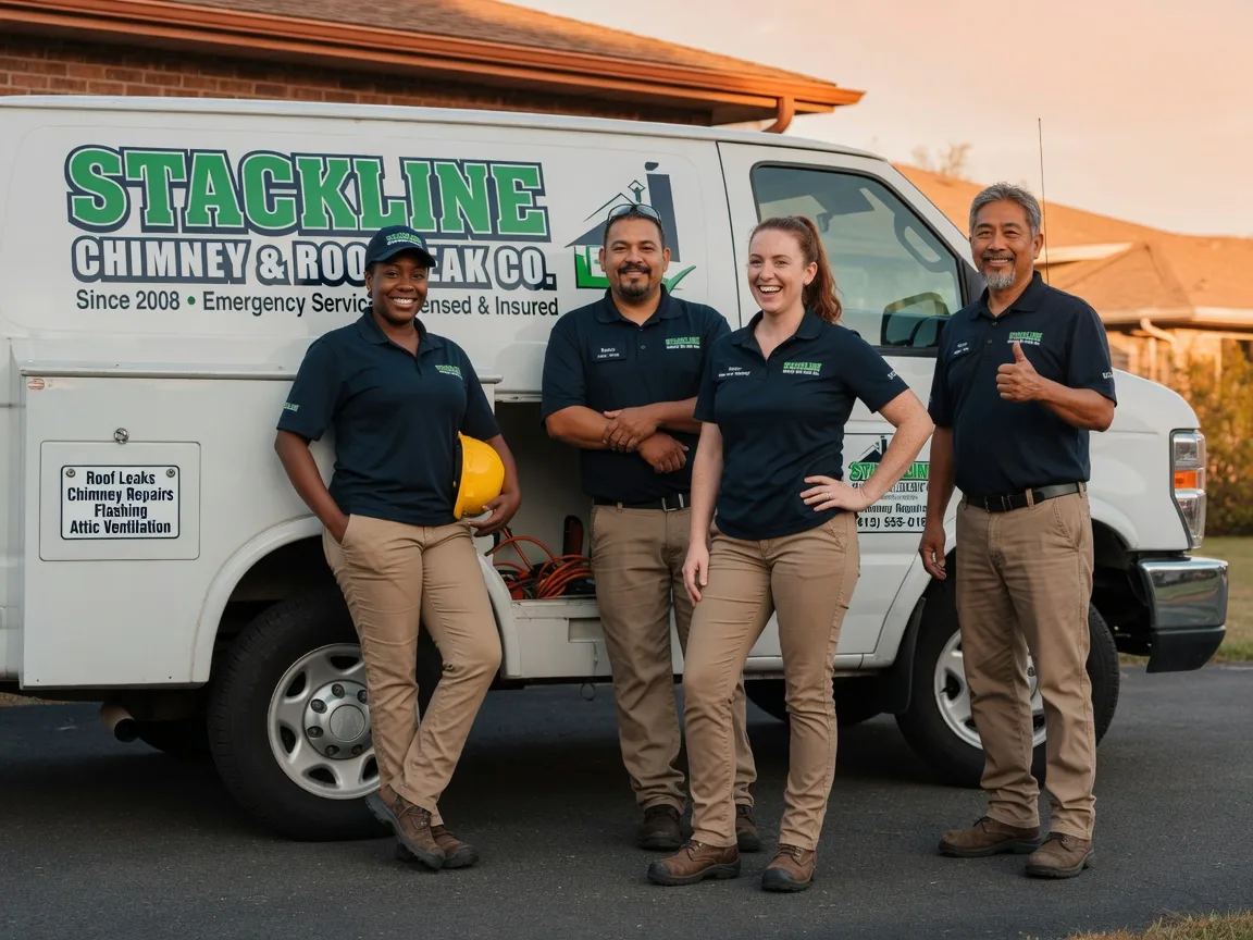 Chimney flashing repair company in Bucyrus, KS